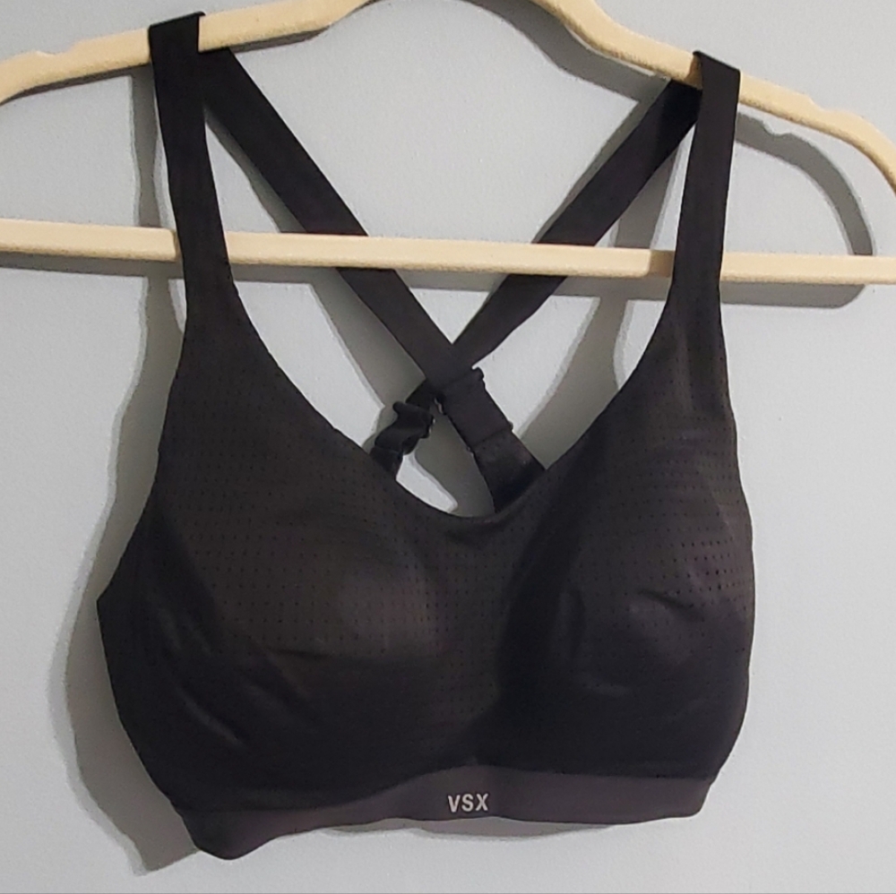 Victoria Secret VSX Black Padded Sports Bra